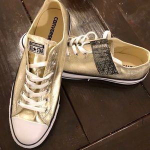 Converse Chucks Light Gold Metallic!